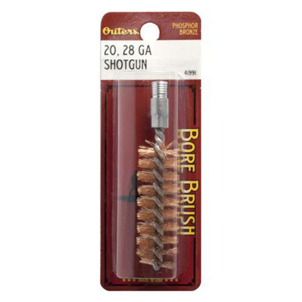

Outers Shotgun Phosphor Bronze Bore Brush, 20/28 Gauge