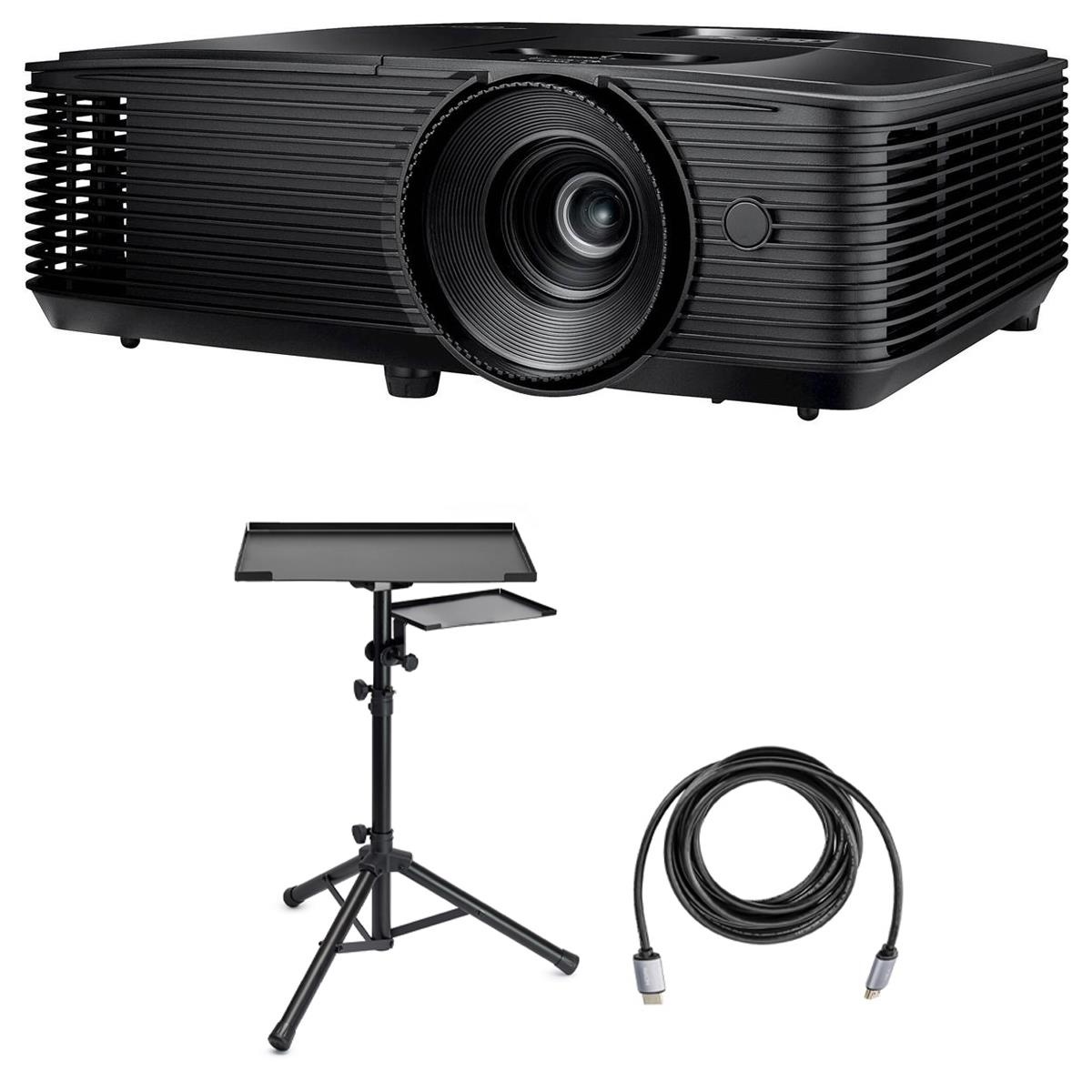 Optoma X400LVe Bright XGA Full 3D DLP Projector, 4000 Lumens with Stand, Cable -  X400LVE AK