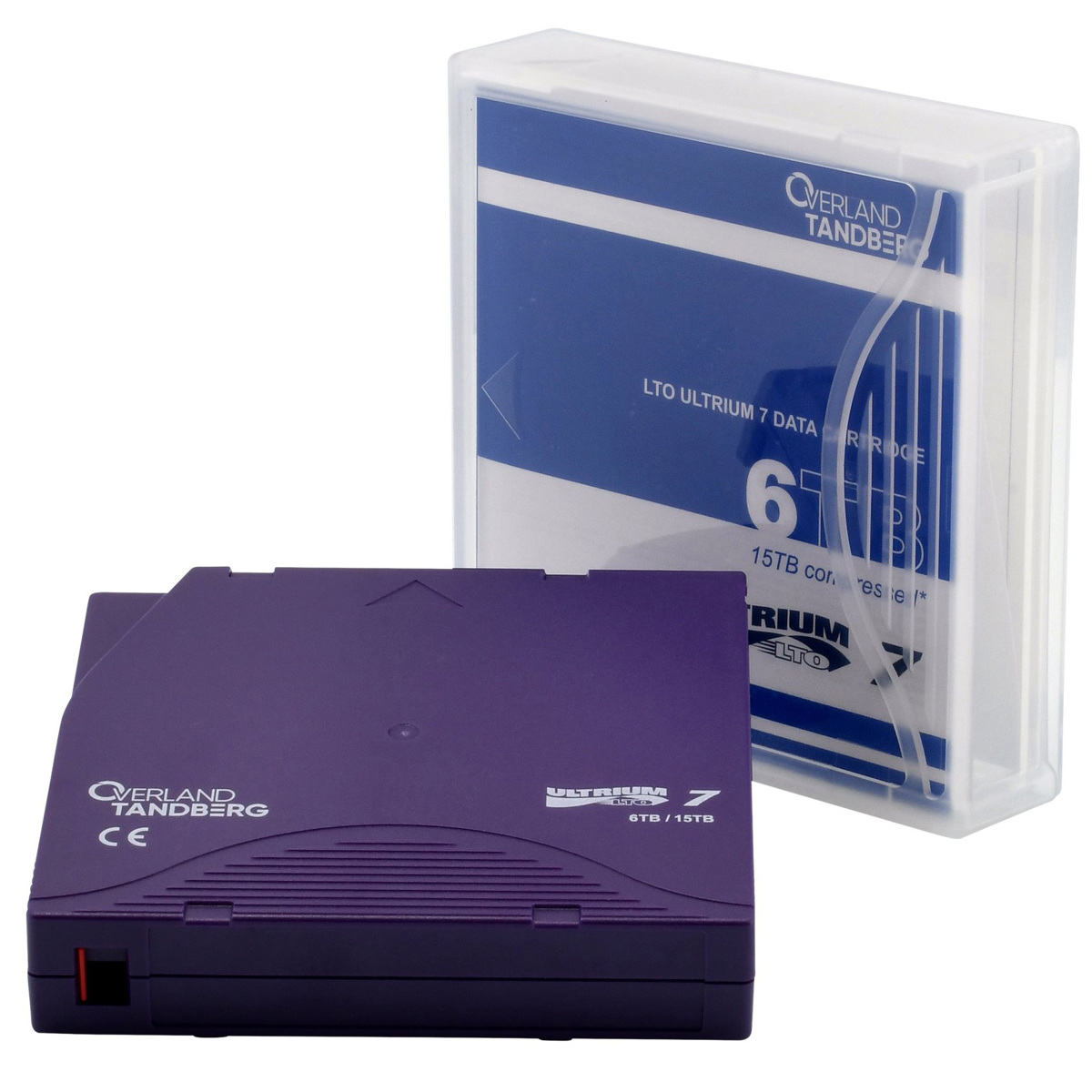 Image of Overland Storage LTO-7 6TB/15TB Data Cartridge with Label