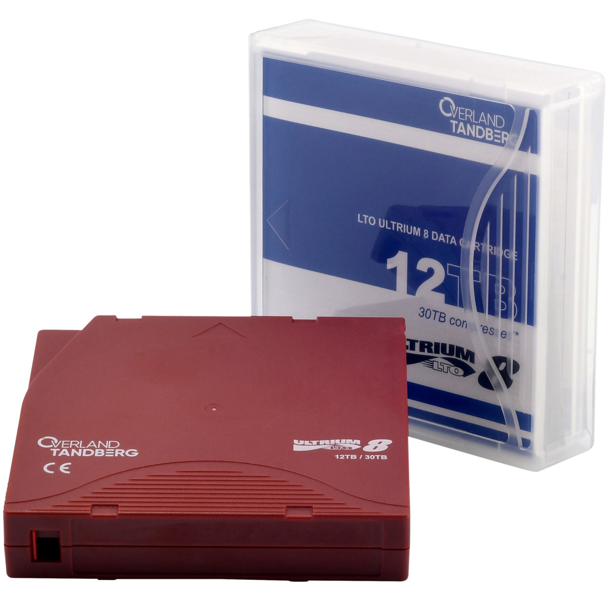 Image of Overland Storage LTO-8 12.8TB/32TB Data Cartridge with Label