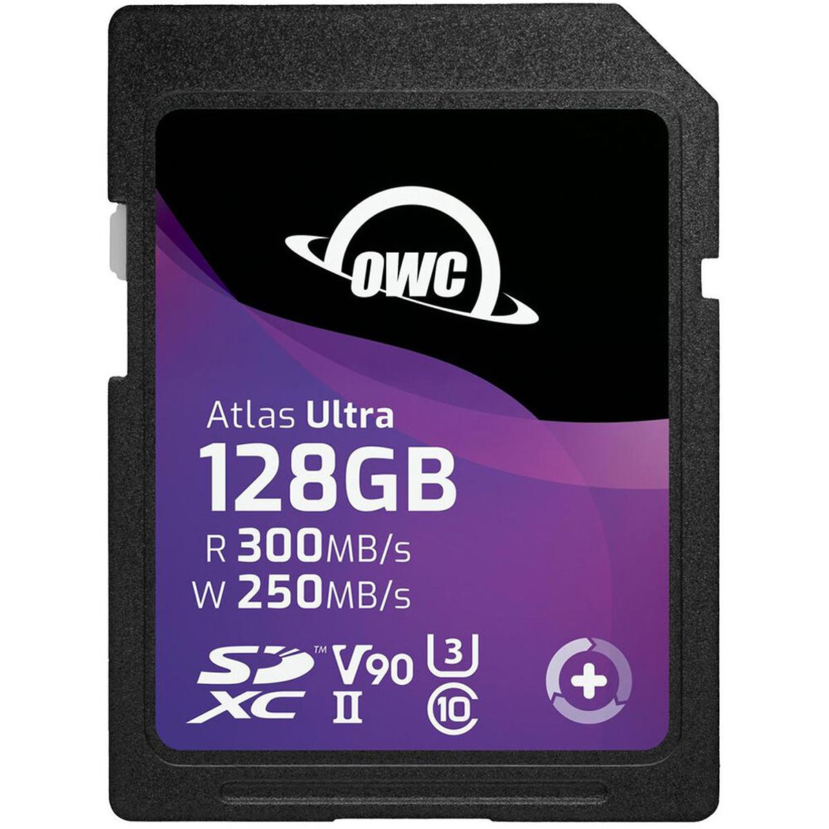 

OWC / Other World Computing Atlas Ultra 128GB SDXC UHS-II V90 Memory Card