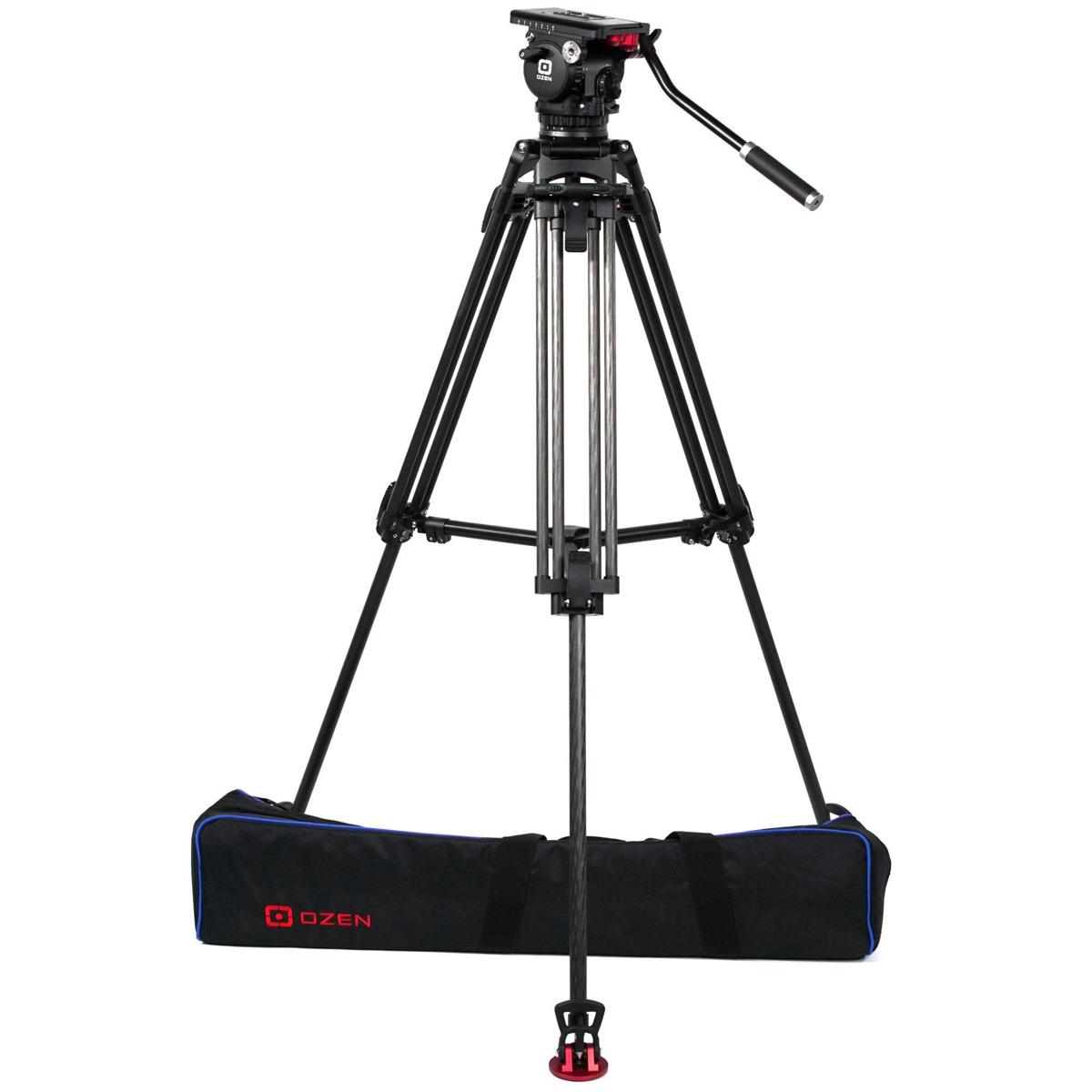 

OZEN 6CF2HD 3-Section Heavy-Duty CF Tripod w/AGILE 6 75mm Head,Mini E-Z Load