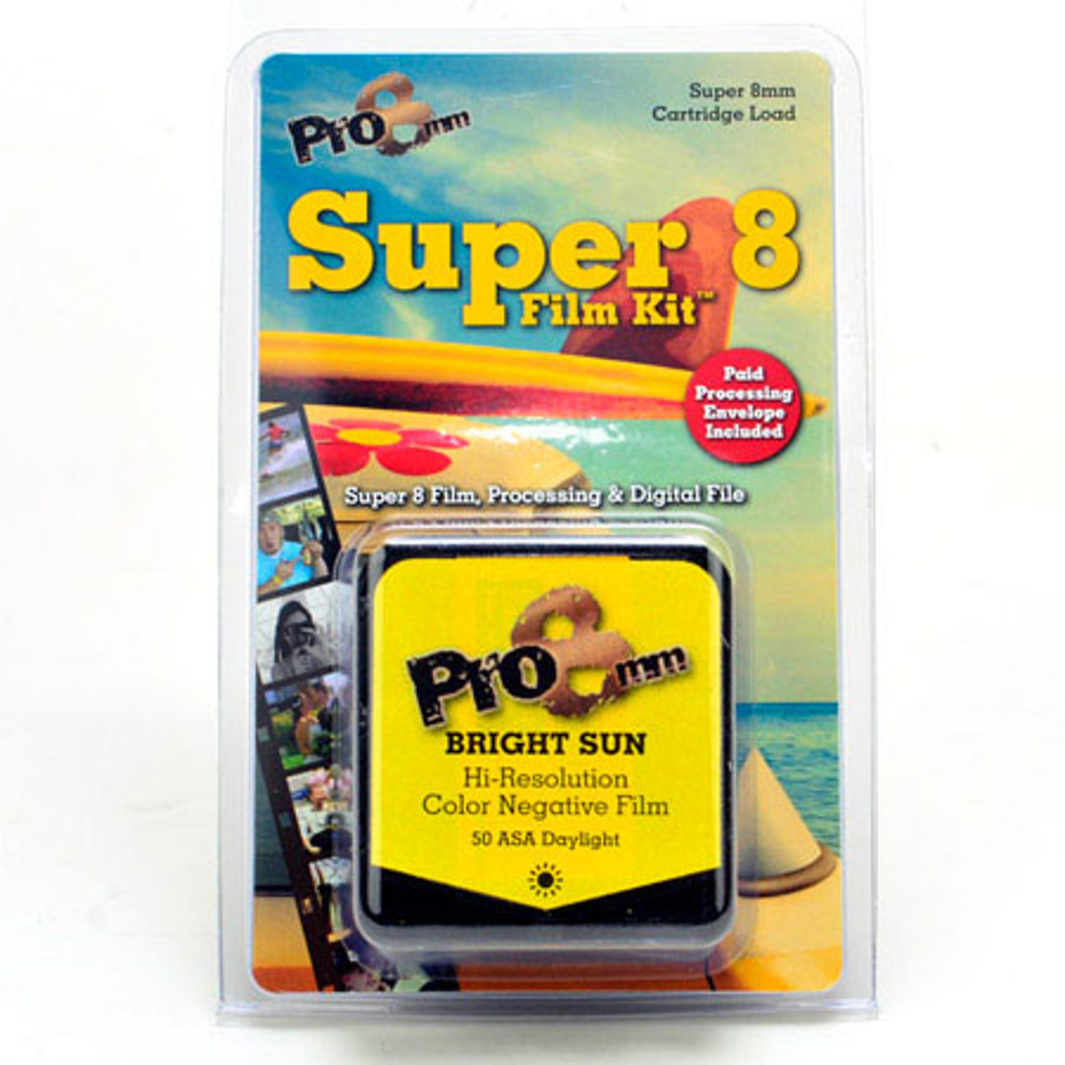 Image of Pro8mm Super 8 Film Kit - Bright Sun (50D ASA)