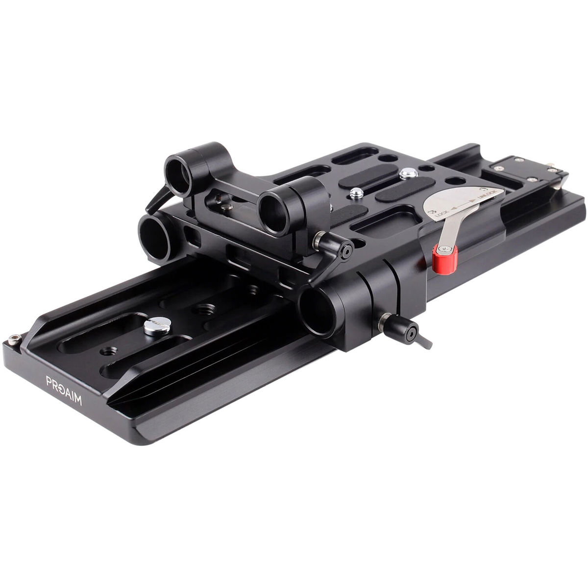 

Proaim 19-15mm Camera Base Plate with Dovetail Tripod Plate, ARRI Standard