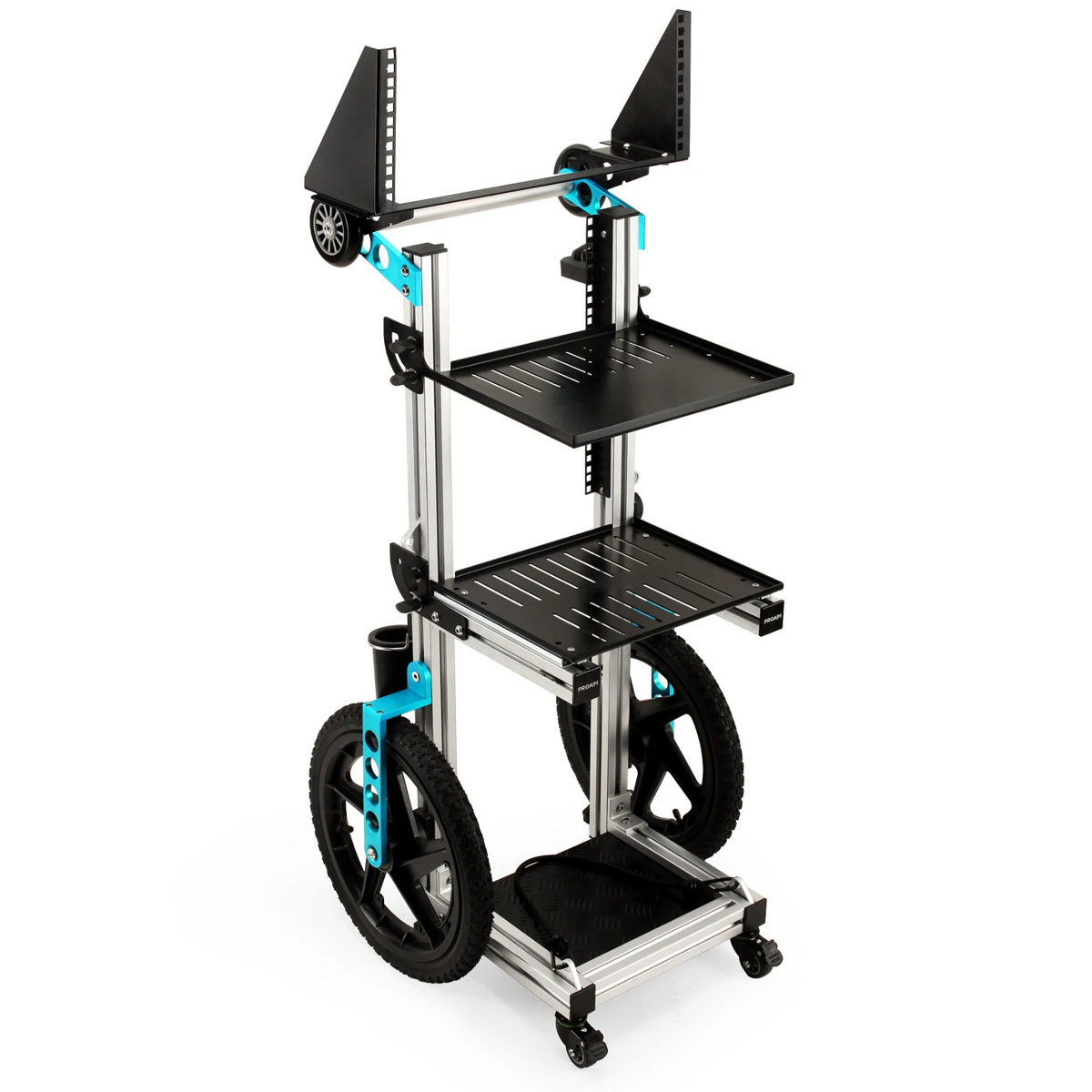 

Proaim Soundchief Channel Vertical Sound Cart with Rack Mount and Adapter Kit