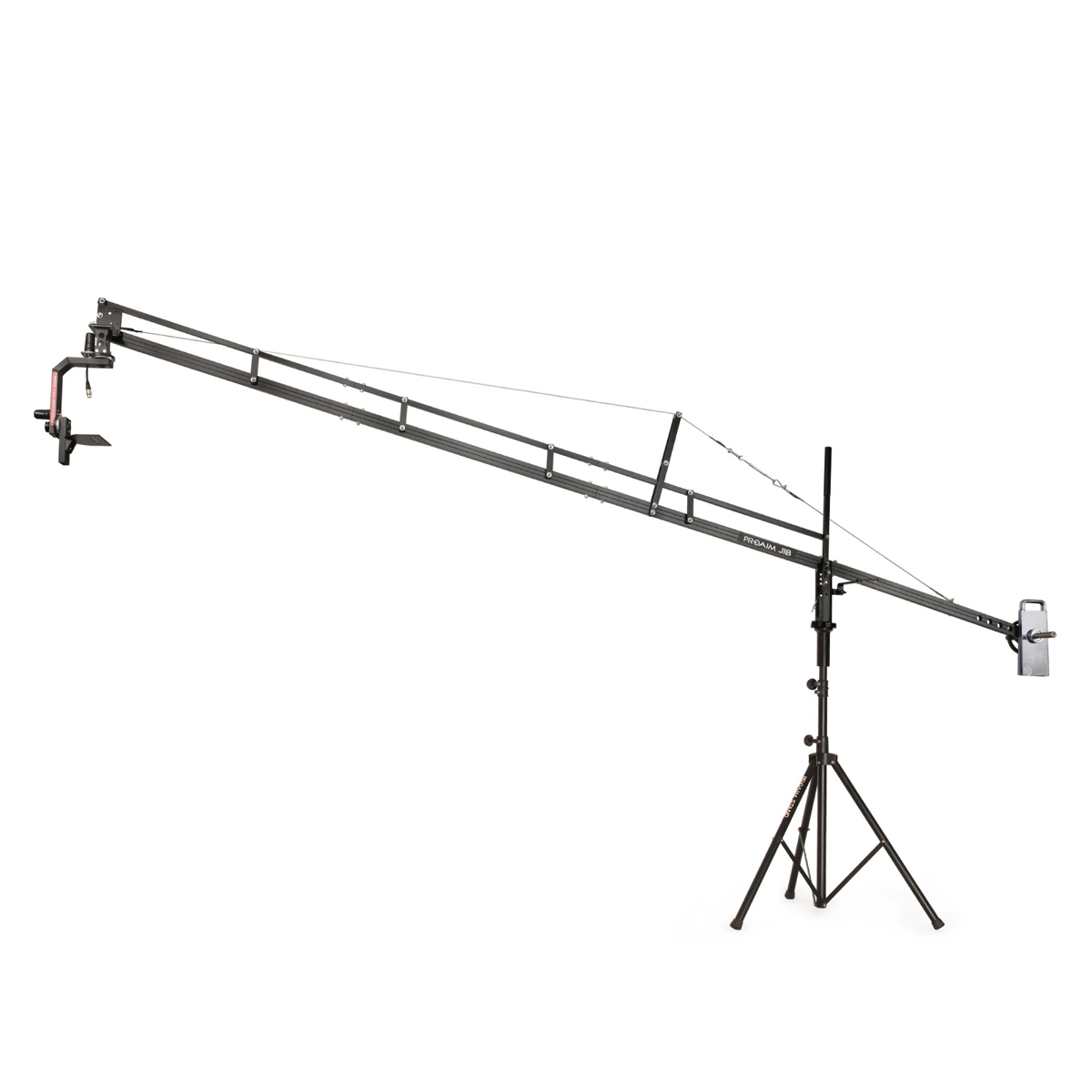 Image of Proaim 14' Camera Crane with Jib Stand w/Sr. Pan-Tilt Head &amp; Joystick Box