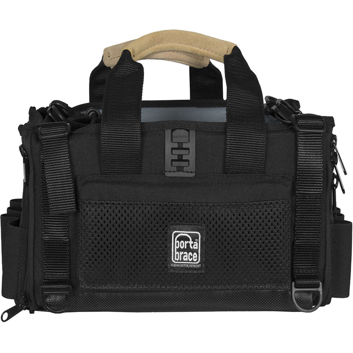 

Porta Brace Silent Audio Organizer Bag for Zoom F8 Recorder, Black/Platinum