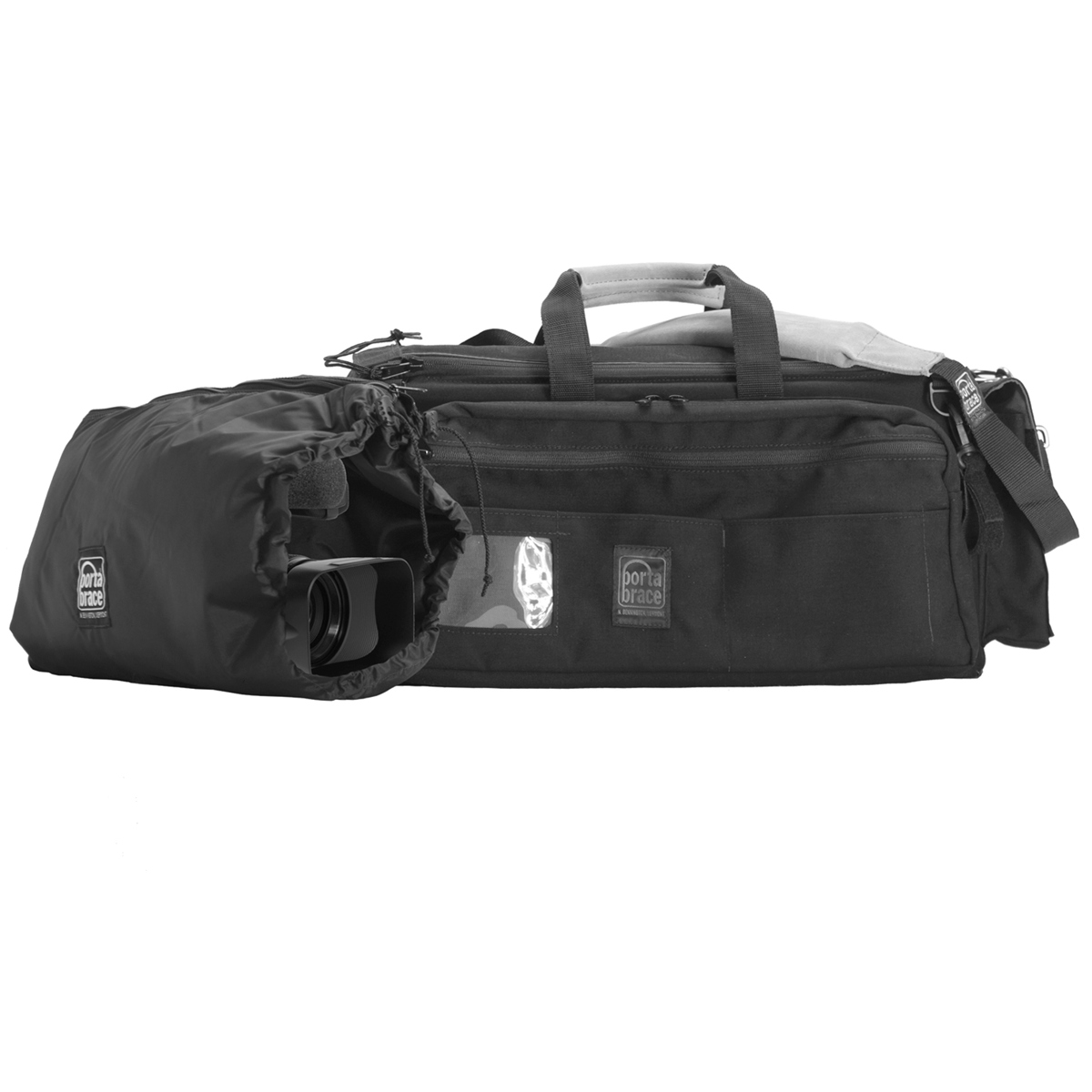 

Porta Brace CAR-3/BK-ZC Cargo Case with Backpack Camera Pouch, Black