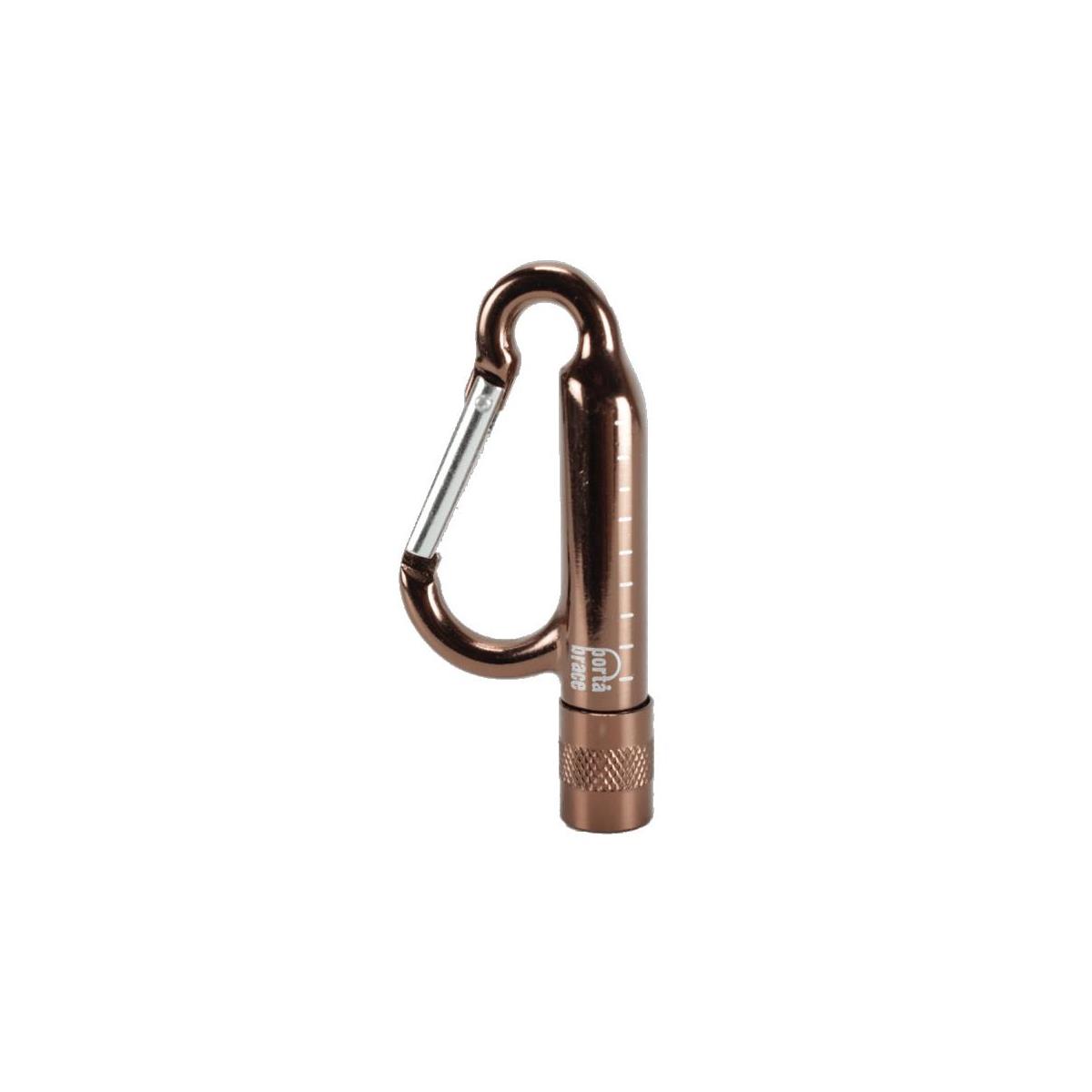 

Porta Brace Carabiner Clip with Flashlight, Copper