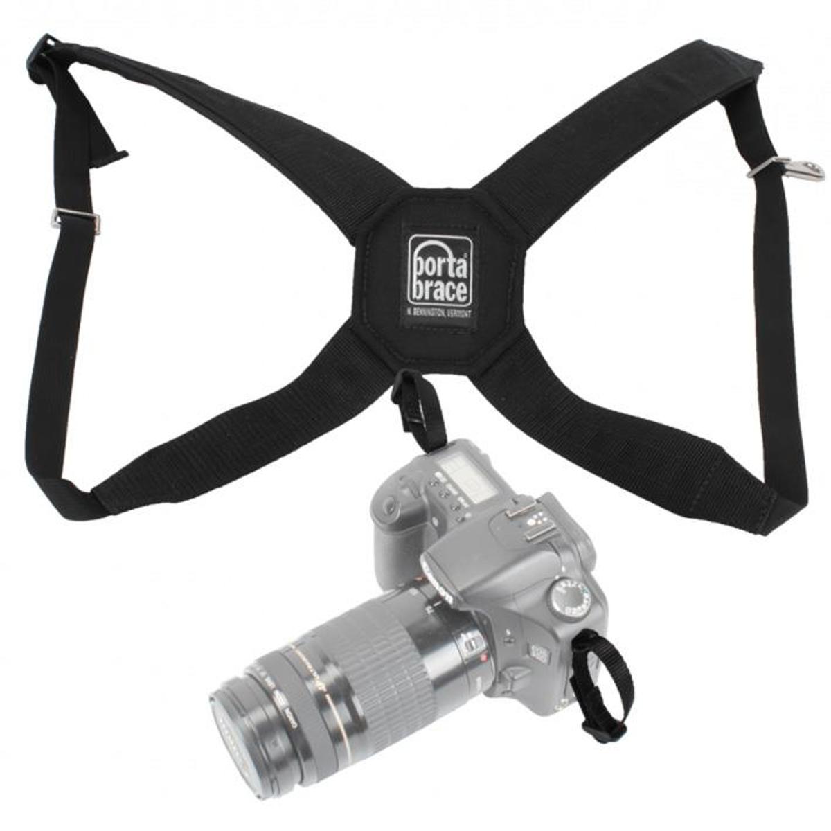 

Porta Brace Durable Nylon DSLR Harness with Padded Back Cross-Section