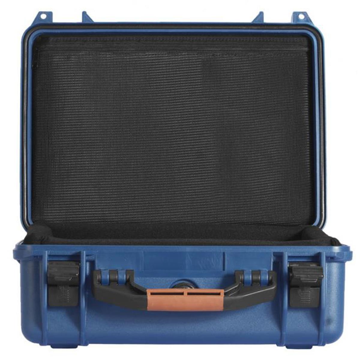 

Porta Brace Hard Case with 6x PB-4LC 4" Lens Cups for DSLR Camera, Blue