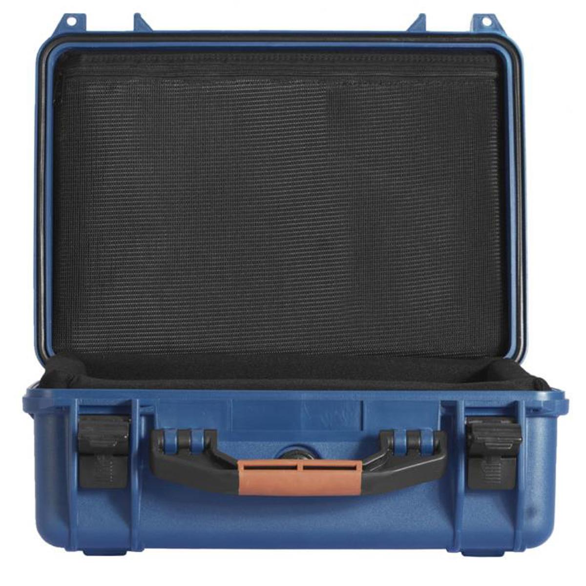 

Porta Brace Hard Case with 3x PB-7LC 7" Lens Cups for DSLR Camera, Blue