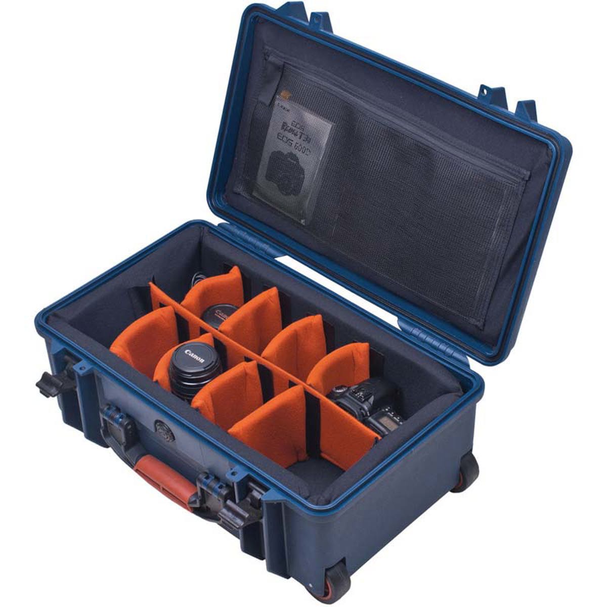 

Porta Brace PB-2550DSLR Wheeled Hard Case with Divider System for DSLR Kit, Blue