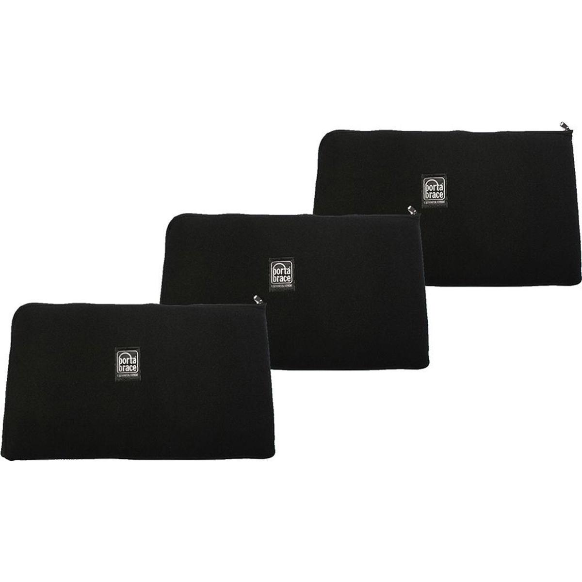 

Porta Brace PB-12213 Stuff Sack (Zippered Padded Pouch) - Black - Set of 3