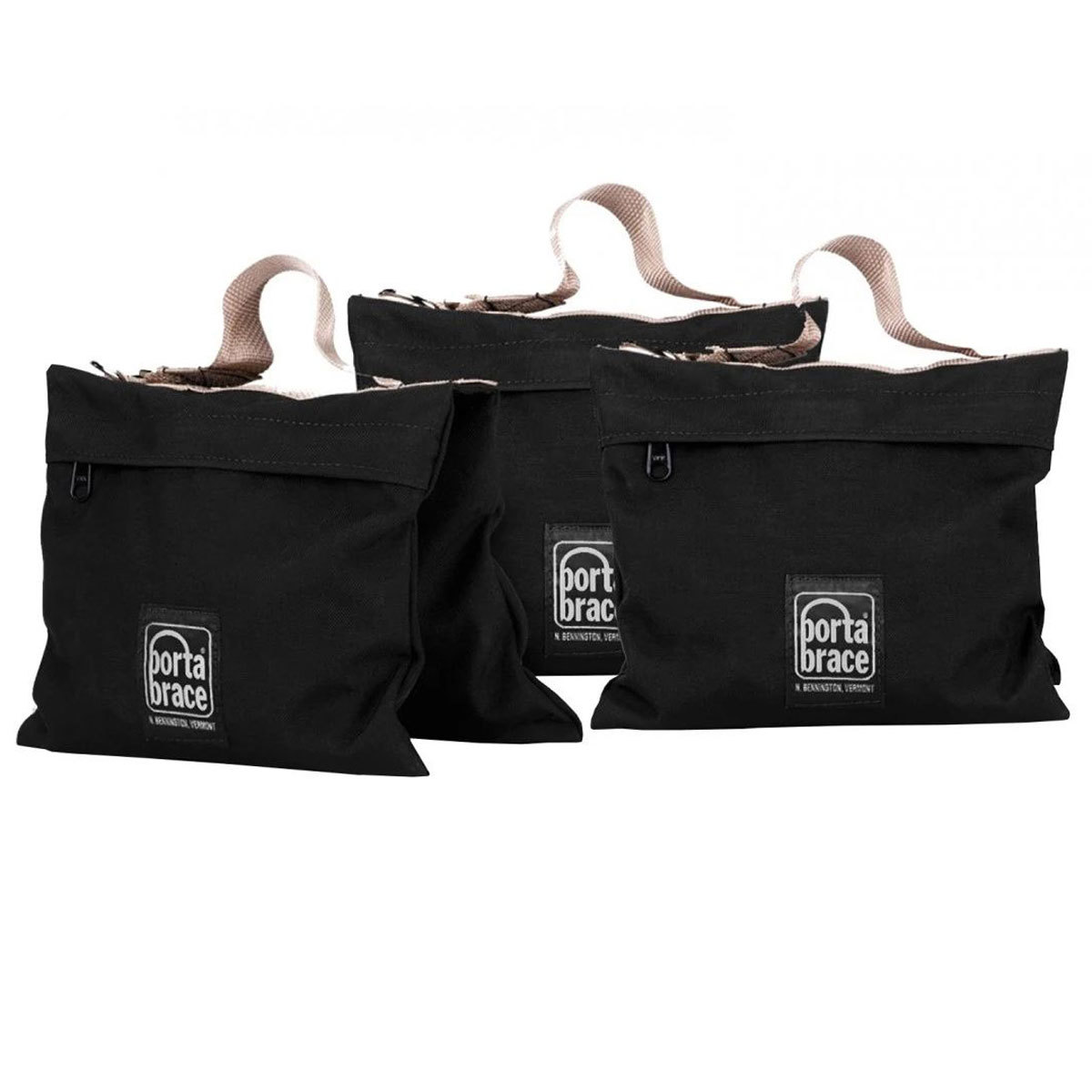 

Porta Brace Sand Bag Empty Set of 3 15 lbs, Black