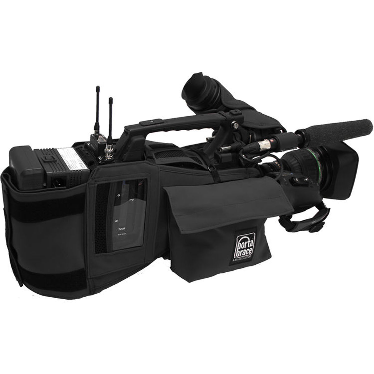 

Porta Brace Custom Fitted Shoulder Case for Sony PXW-X320 XDCAM Camcorder, Black