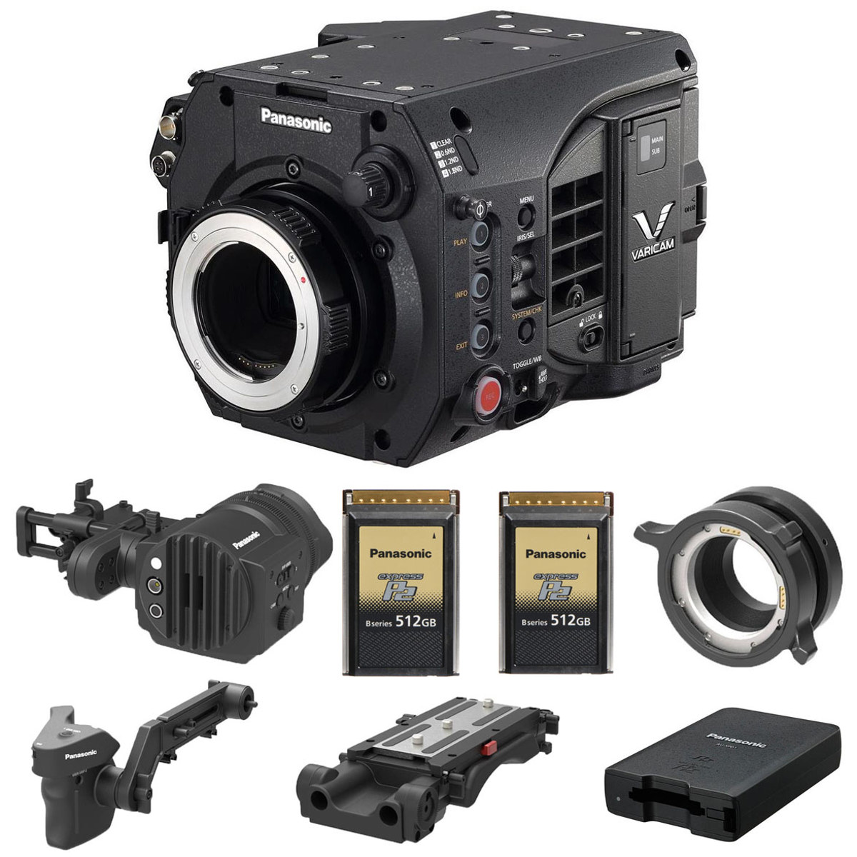 

Panasonic Compact 4K Super 35 VariCam LT Cinema Camcorder EF Mount - Bundle