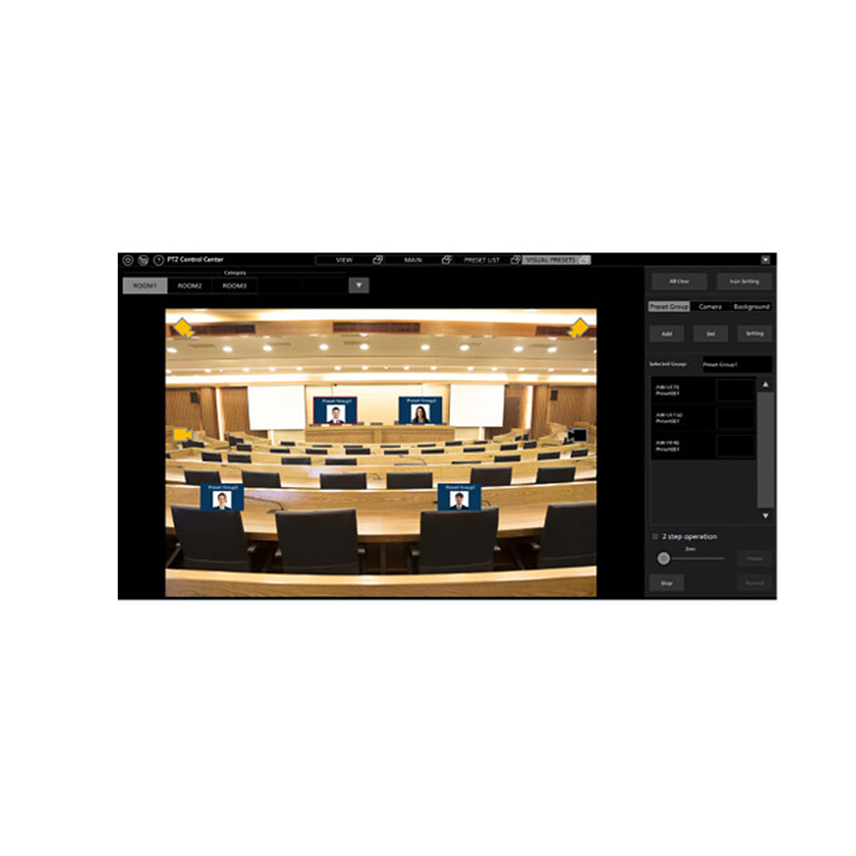 

Panasonic AW-SF300 Visual Presets Software Key for Multiple PTZ Cameras,Download