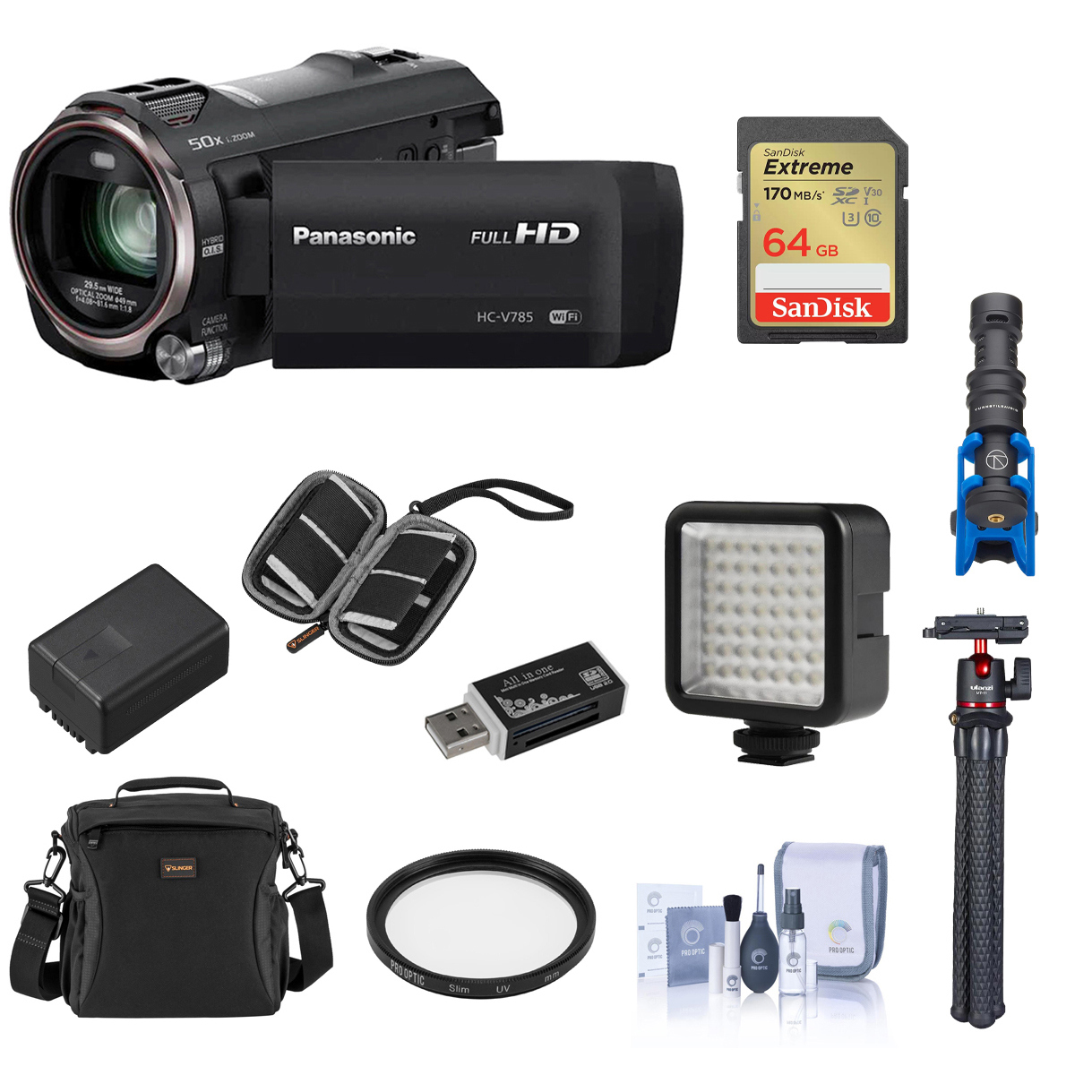 

Panasonic HC-V785K Full HD Camcorder with Vlogger Accessories Kit