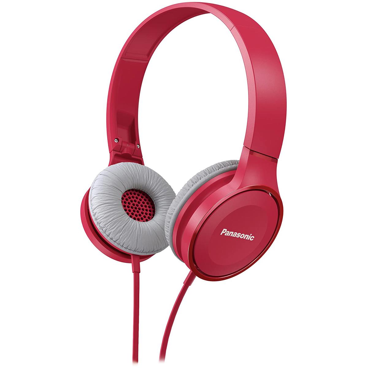 Image of Panasonic RP-HF100M Lightweight On-Ear Headphones with Mic