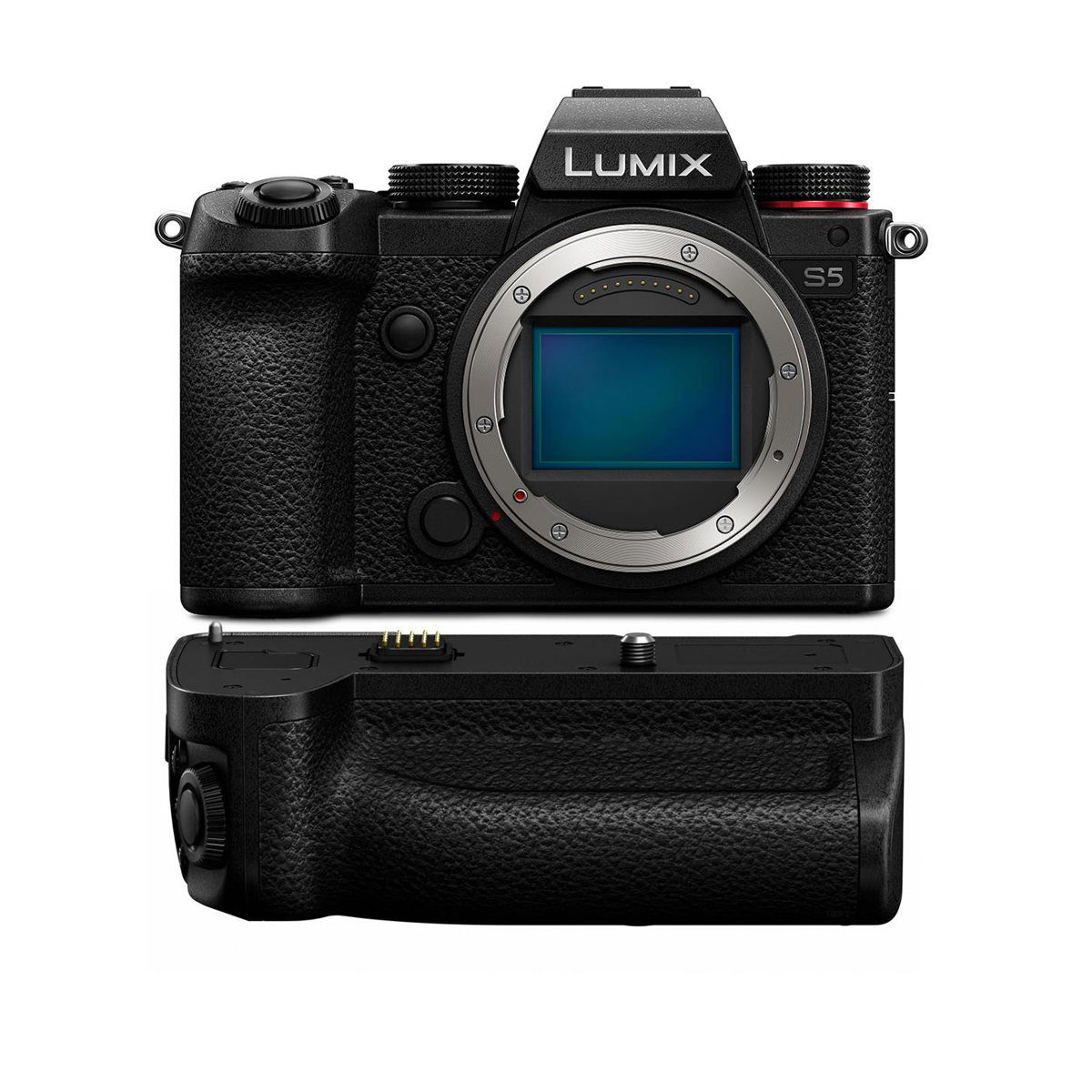 Panasonic Lumix DC-S5 Mirrorless Digital Camera (Body Only) with Battery Grip