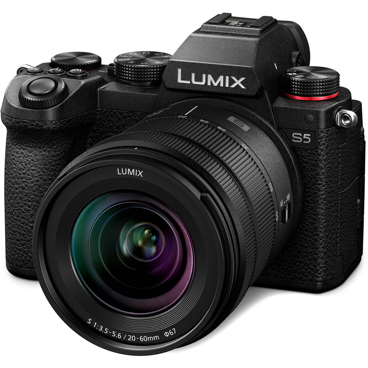 

Panasonic LUMIX DC-S5 Mirrorless Camera, LUMIX S 20-60mm f/3.5-5.6 L-Mount Lens