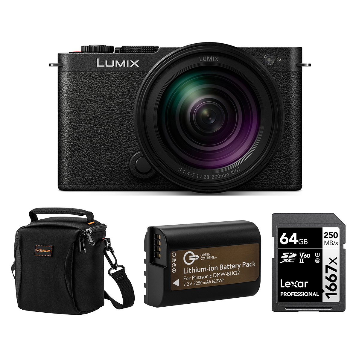 

Panasonic LUMIX S9 Mirrorless Camera with 18-40mm f/4.5-6.3 Lens Crimson Red