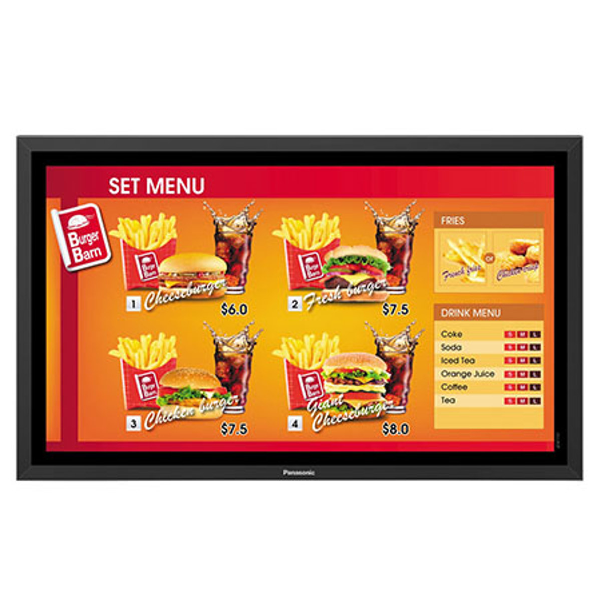 

Panasonic TH-47LFX6NU 47" 1080p Tough LED Display, Black/Silver