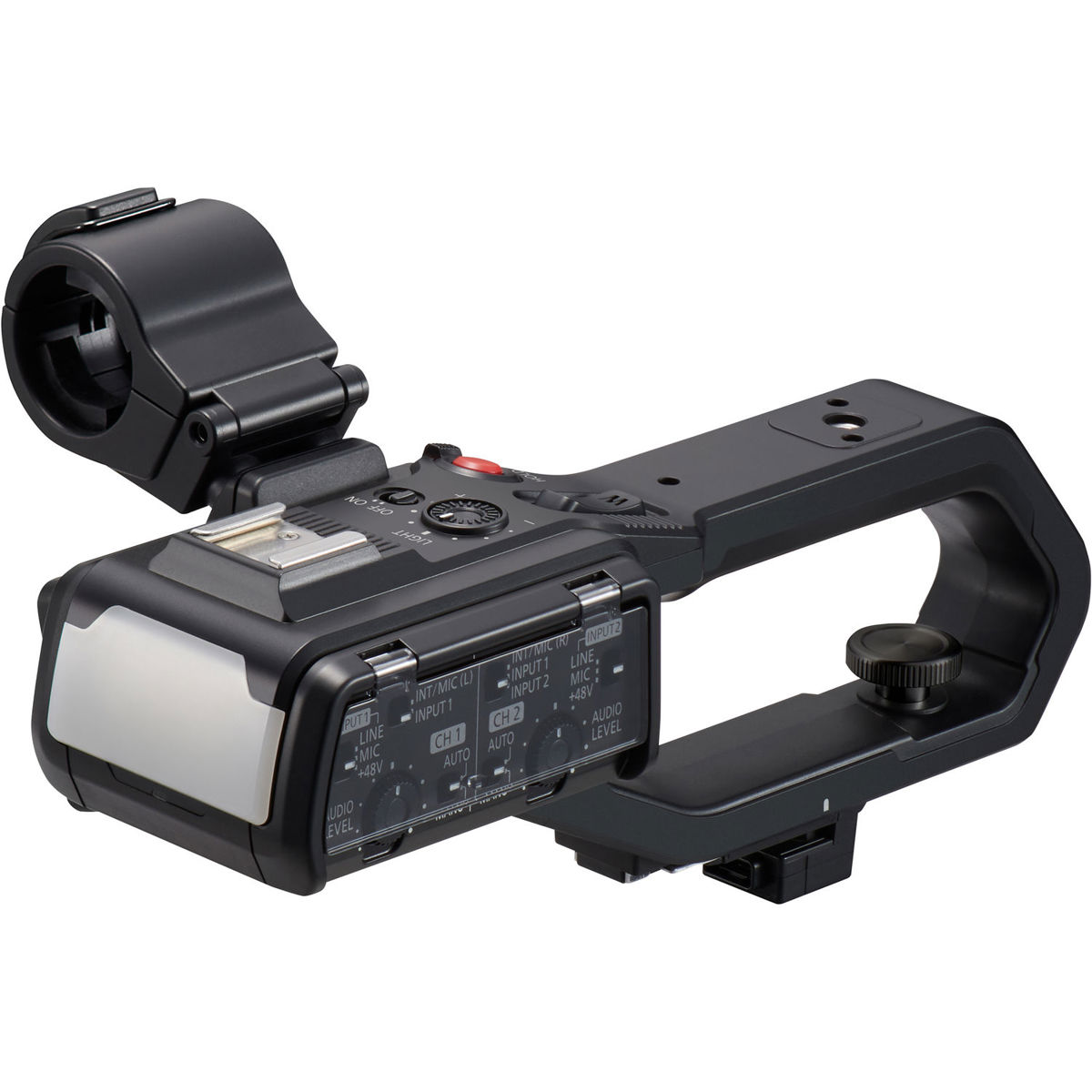 

Panasonic VW-HU1 Detachable Handle, 2-Ch XLR Audio Input, LED Light & Mic Holder
