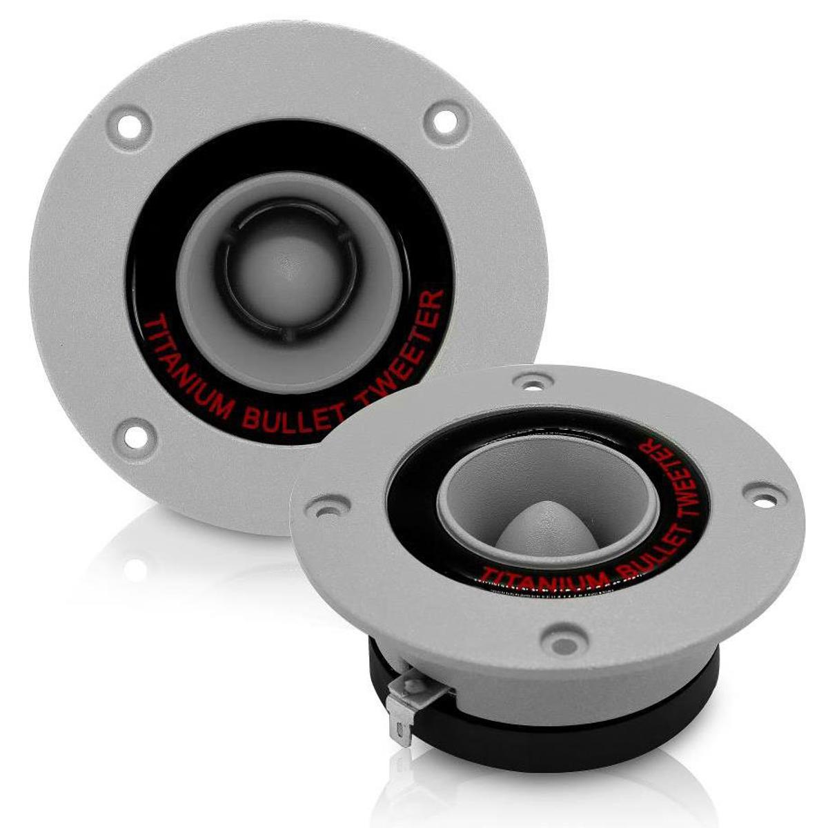 Image of Pyramid 3.25&quot; 300 Watt Aluminum Die-Cast Super Titanium Bullet Horn Tweeter