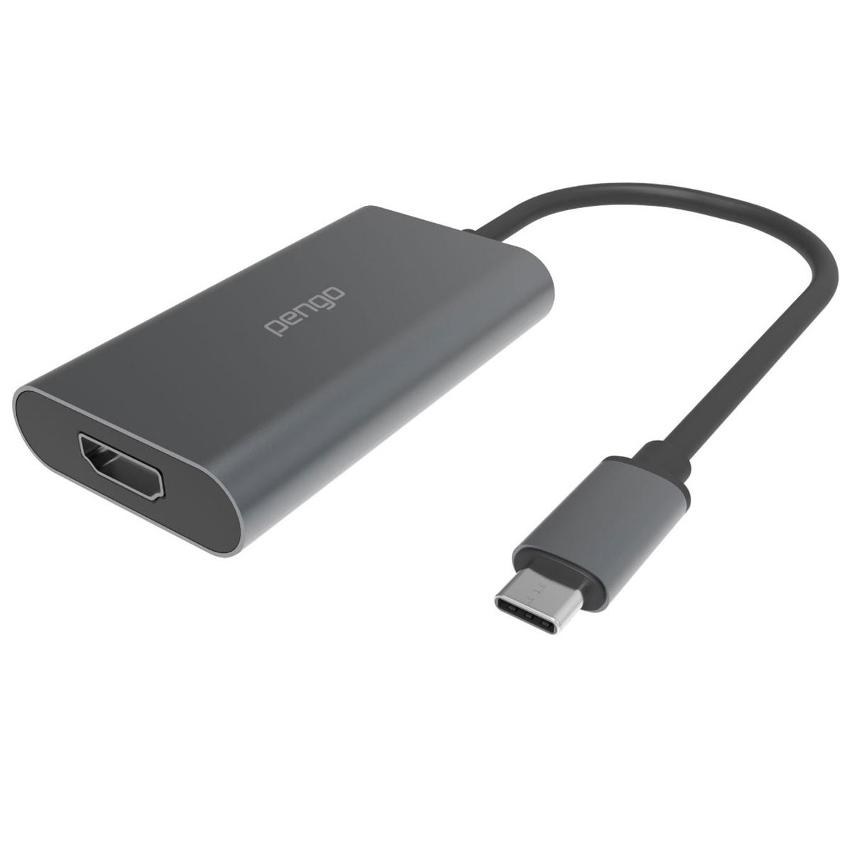 Видеозахват Pengo 1080p HDMI-USB Type-C, титаново-серый #8RGR2-H01C01T0PE