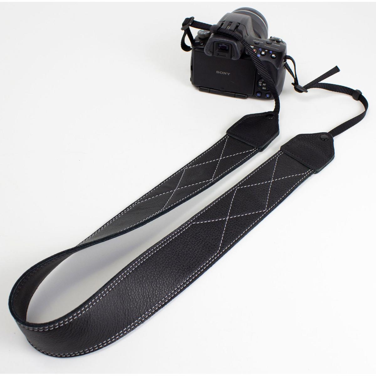 

Perri's Leathers CSL-01 Leather Camera Strap, Black XX Stitch