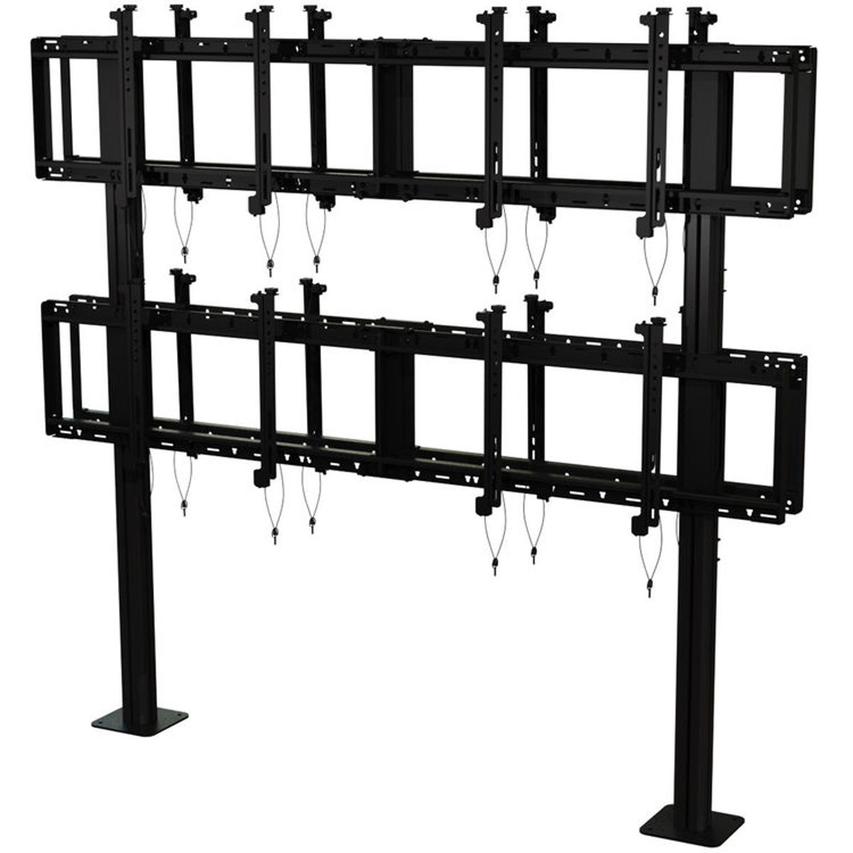 

Peerless Back-to-Back Modular Video Wall Pedestal Mount 2x2 for 46-60" Displays
