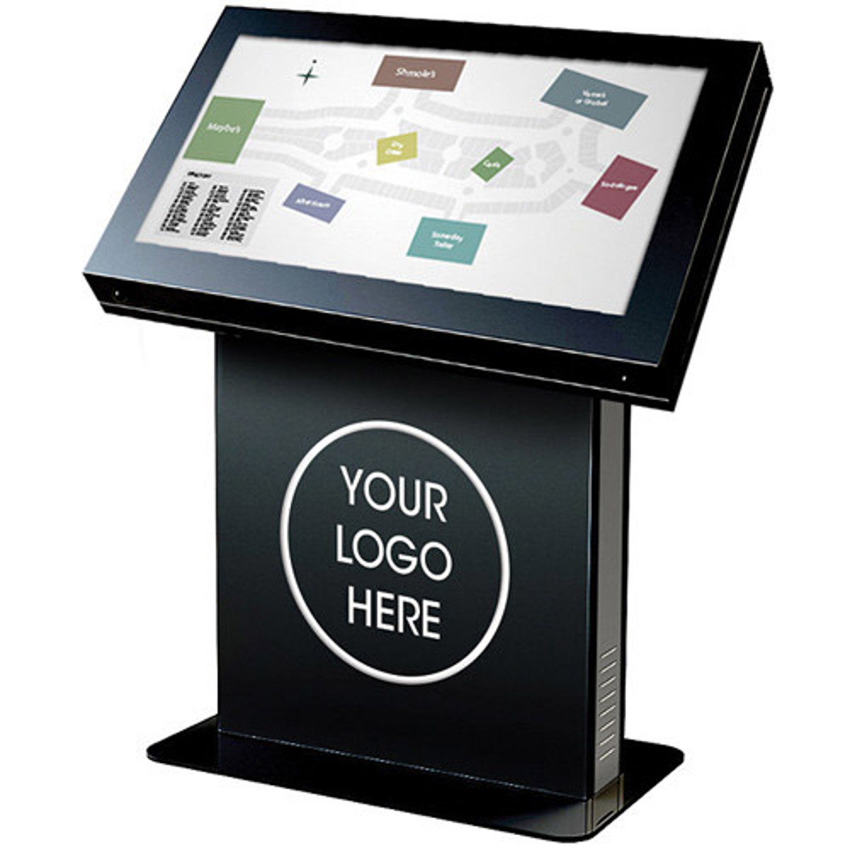 

Peerless Landscape Kiosk Enclosure for 46" Displays, Gloss Black