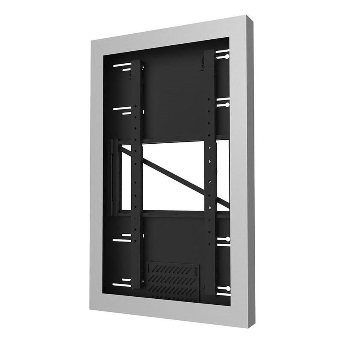 

Peerless Wall Kiosk Portrait Enclosure for 47" Displays, Silver