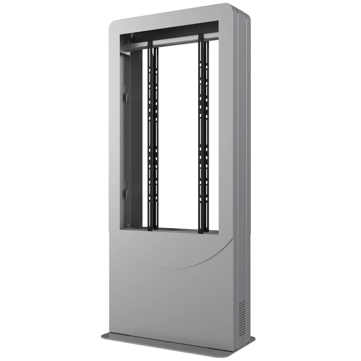 

Peerless Totem/Portrait Kiosk Enclosure with Speaker for 49" Displays, Silver