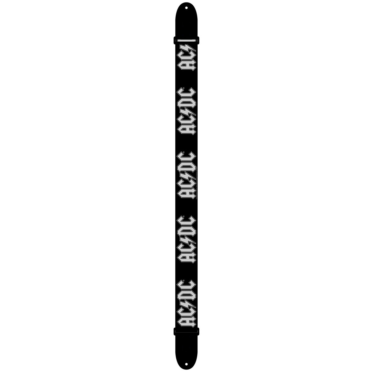 

Perri's Leathers LPCP 2" Wide Polyester Guitar Strap, AC/DC White Logo on Black