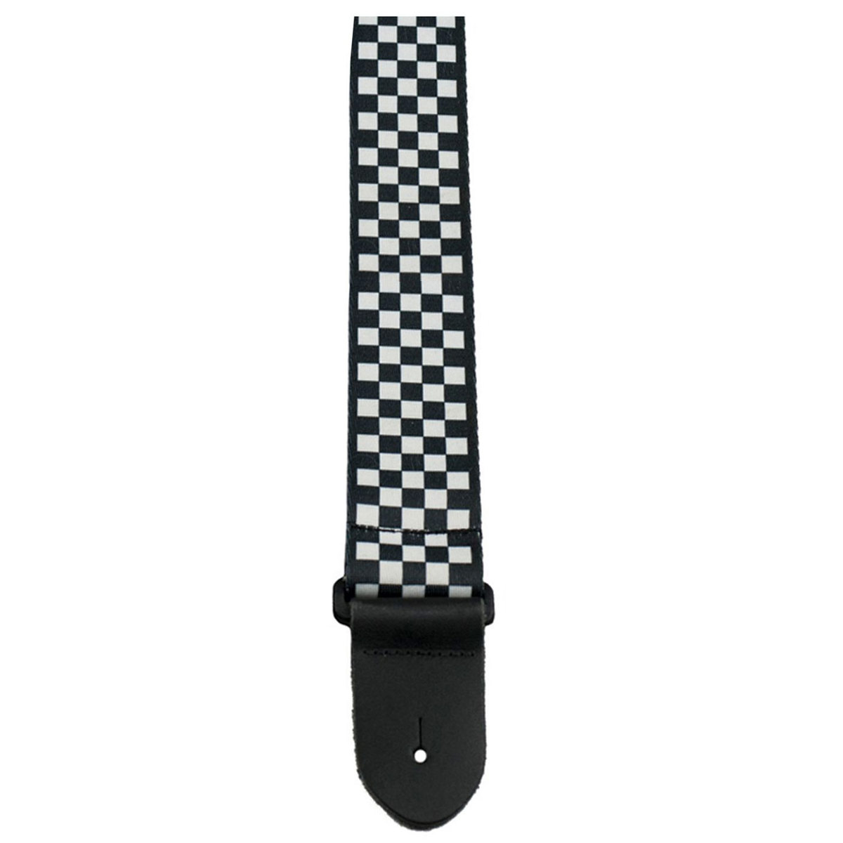 

Perri's Leathers LPCP 2" Wide Soft Polyester Guitar Strap, Black/White Checker
