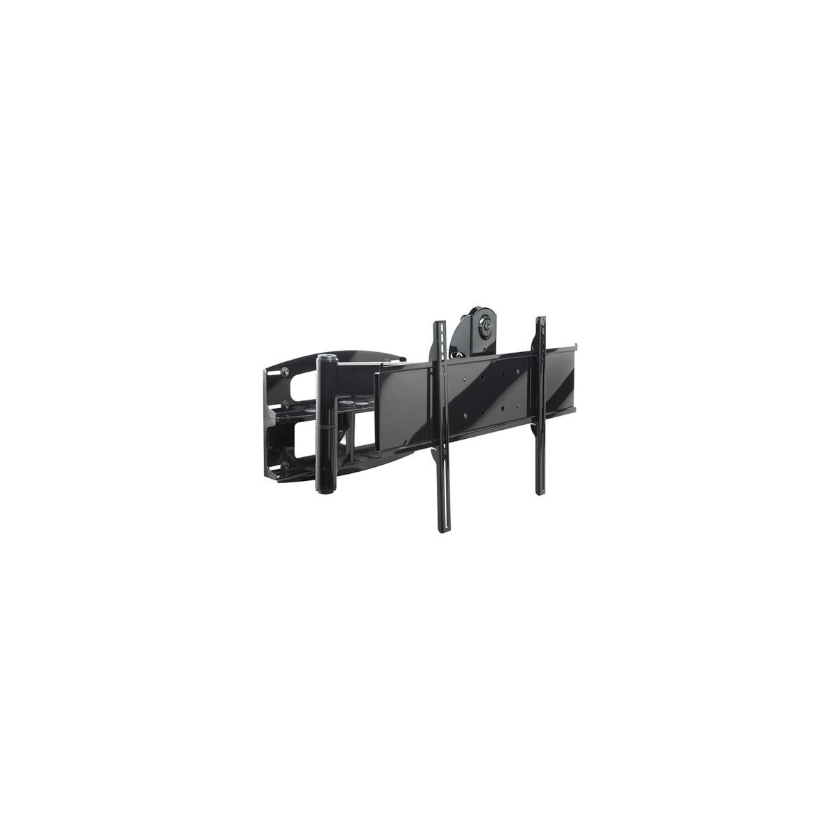 Peerless Articulating Wall Arm with Vertical Adjustment, High Gloss Piano Black -  PLAV60-UNLP-GB