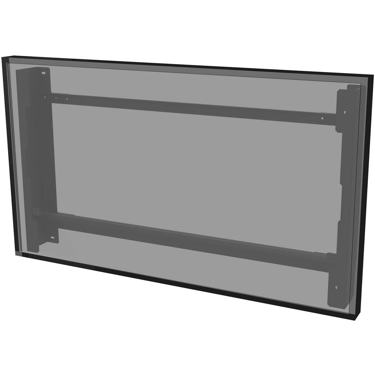 Peerless Outdoor Tilt Wall Mount for LG 55" XE4F-M Display, Landscape, Black -  EWL-55XE4F