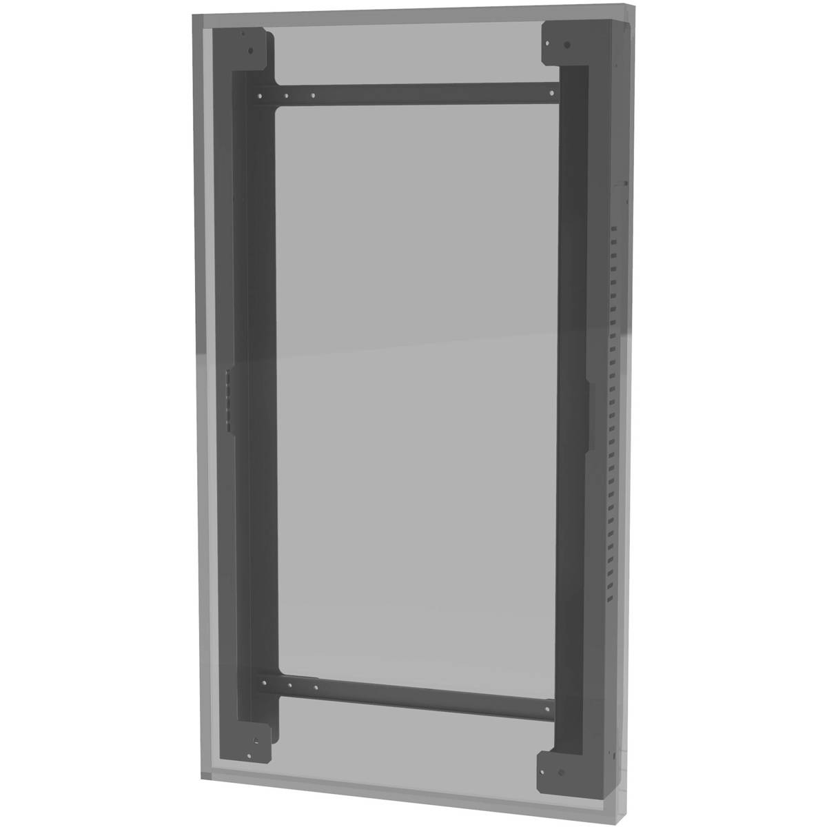 Peerless Outdoor Tilt Wall Mount for LG 49" XE4F-M Display, Portrait, Black -  EWP-49XE4F