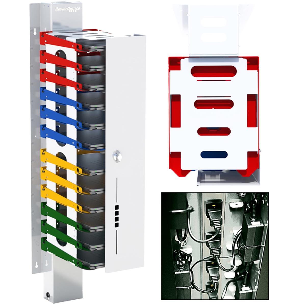 

PowerGistics Core12 12-Shelf Wall Mounted Charging Tower
