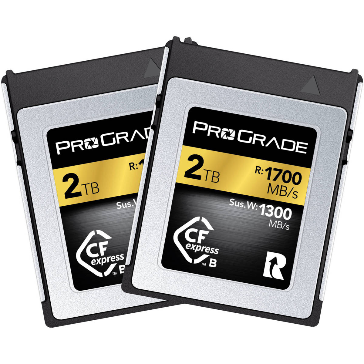 

Prograde Digital Gold Series 2TB CFexpress Type-B 2.0 Memory Card, 2-Pack