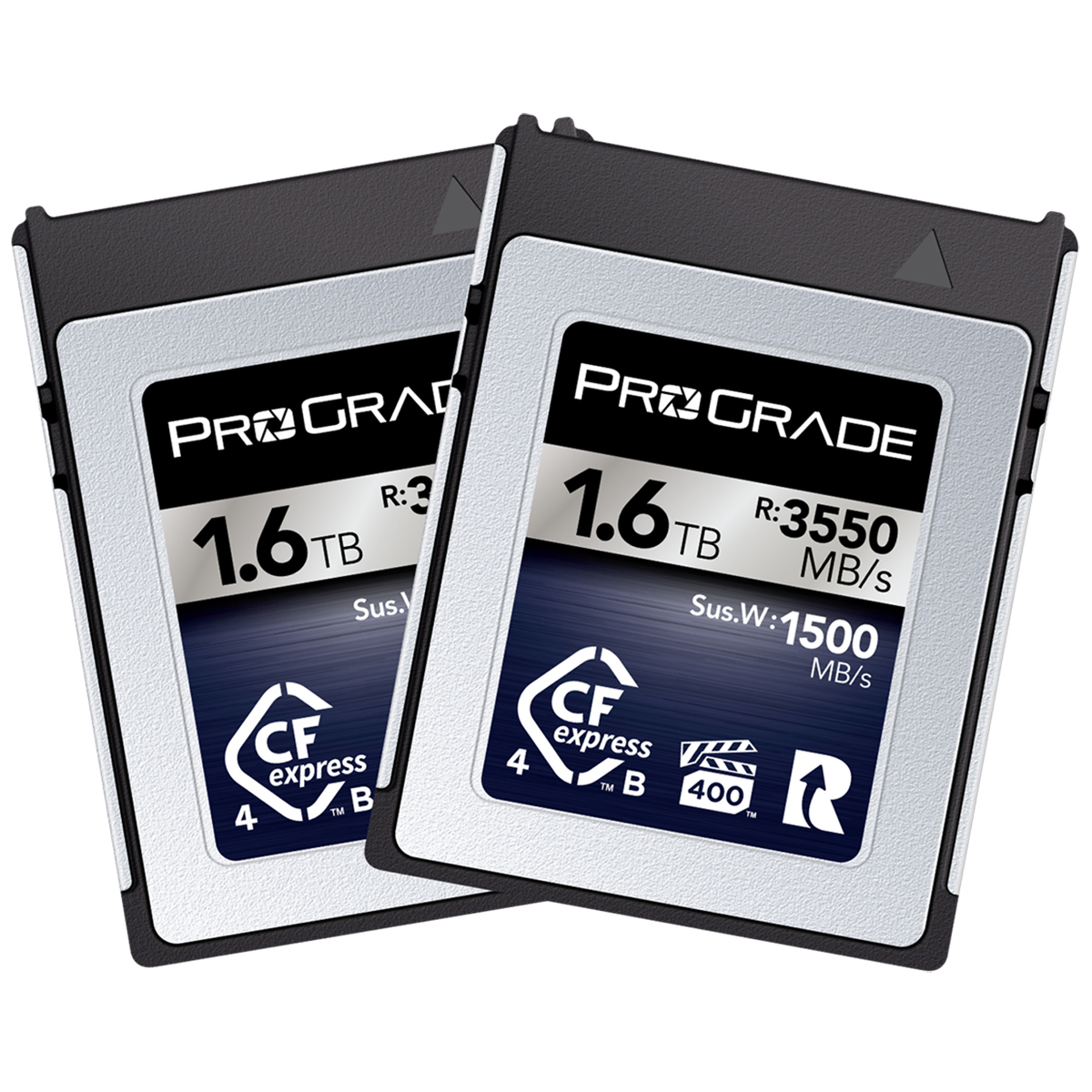 

Prograde Digital Iridium Series CFexpress Type-B 4.0 Memory Card 1.6TB 2-Pack