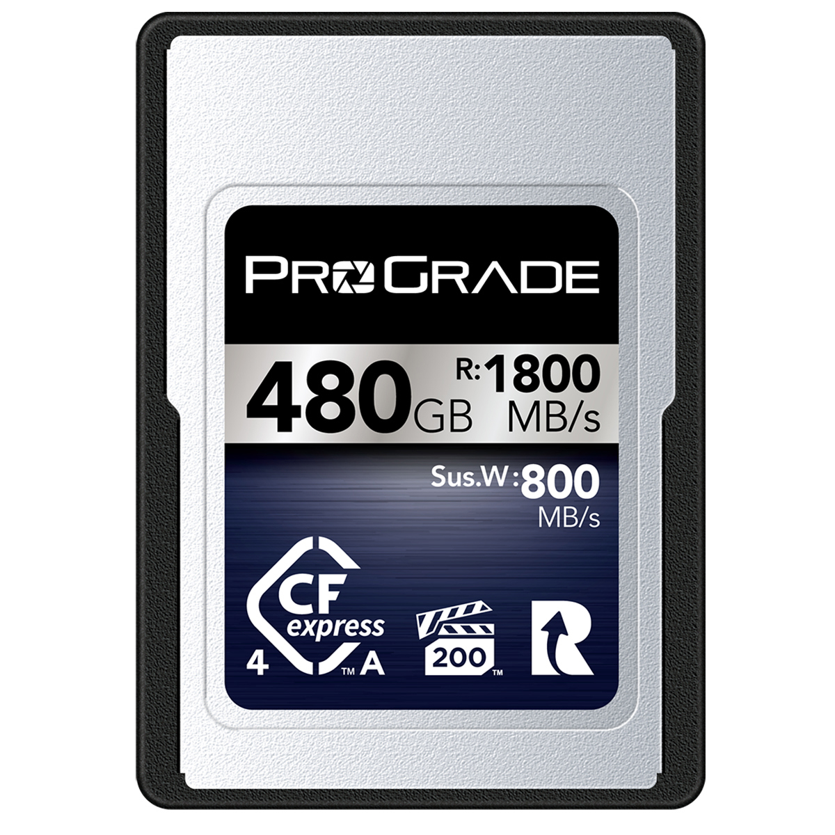 

Prograde Digital Iridium Series CFexpress Type-A 4.0 Memory Card 480GB Single