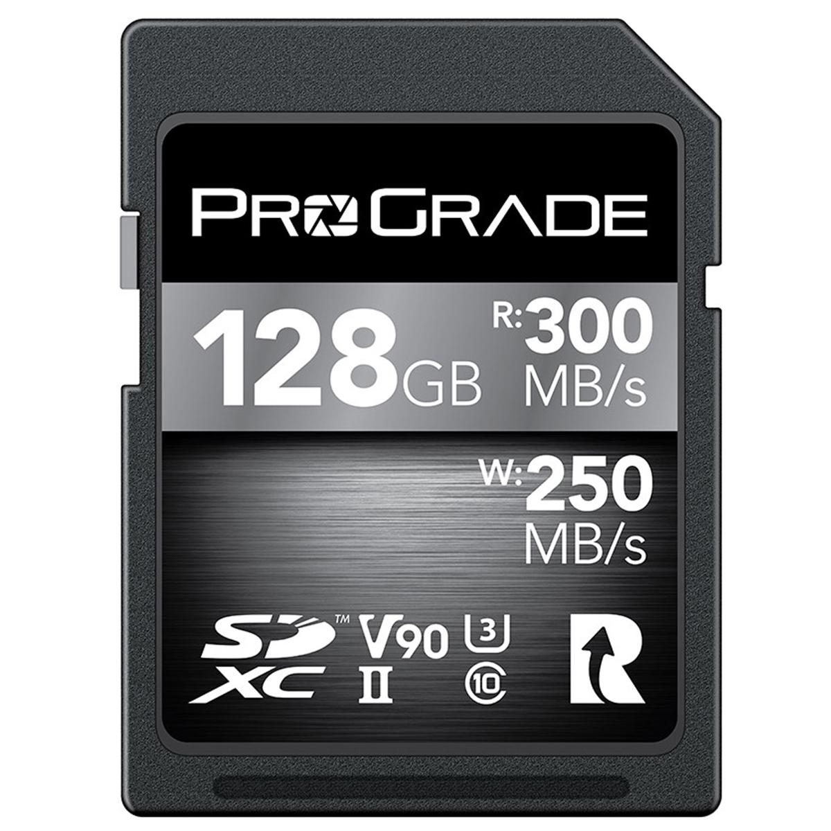 

Prograde Digital ProGrade Digital 128GB SDXC UHS-II U3 Class 10 V90 Cobalt Memory Card