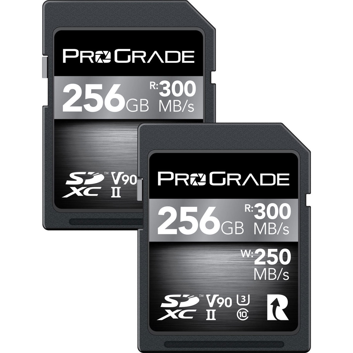 

Prograde Digital ProGrade Digital 256GB SDXC UHS-II U3 Class 10 V90 Cobalt Memory Card, 2-Pack