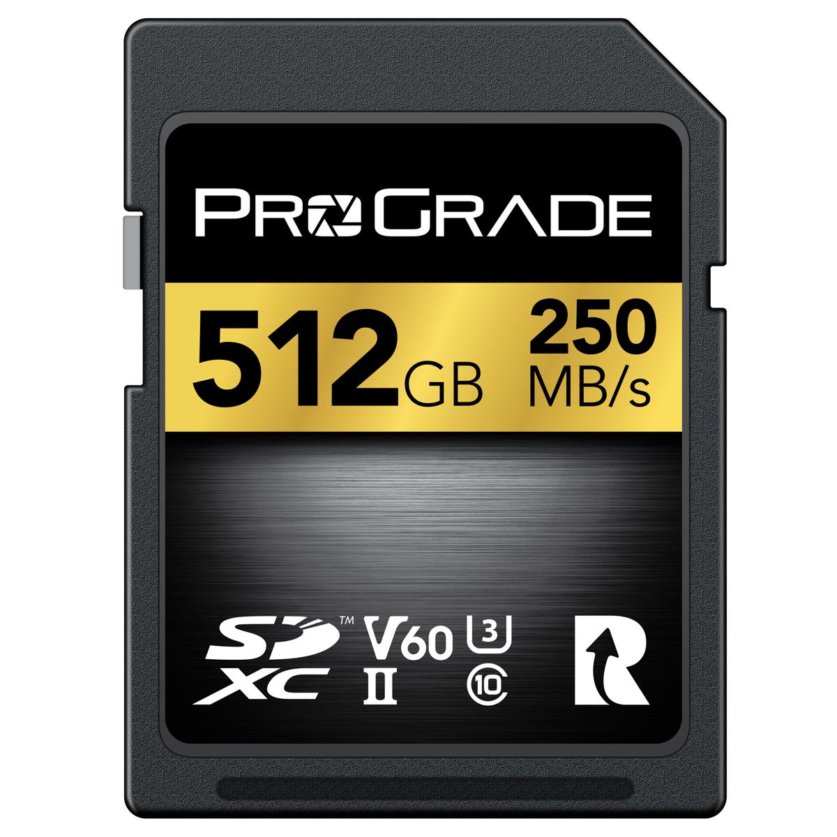 

Prograde Digital 512GB SDXC UHS-II U3 Class 10 V60 Memory Card