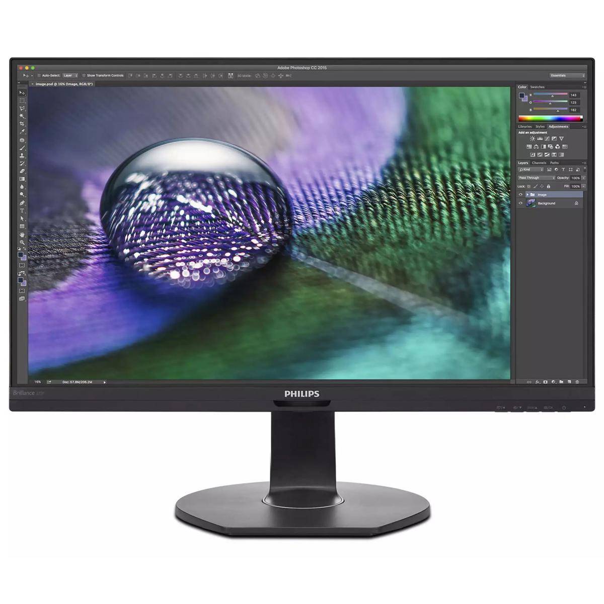 

Philips 272P7VUBNB/27 27" 16:9 4K UHD Monitor with USB-C Dock, Built-In Speakers