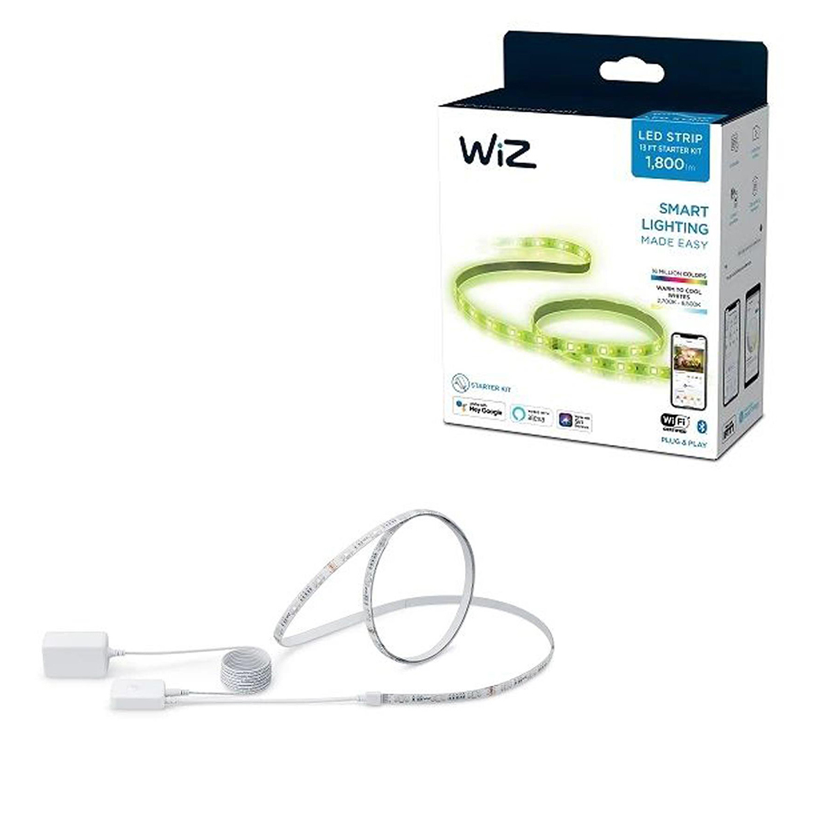 

WiZ 6.5' Wi-Fi Smart LED Lightstrip Starter Kit with 6.5' Extension